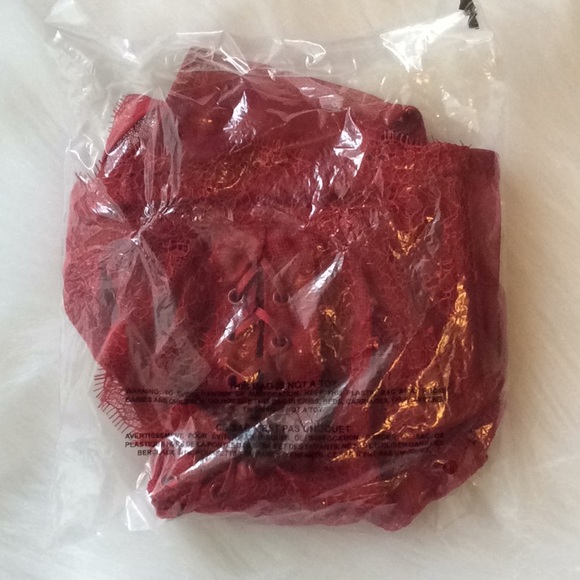 Victoria Secret Lace Up Cutout Floral Bralette Bra - Picture 5 of 7